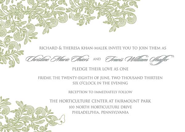 wedding invitation